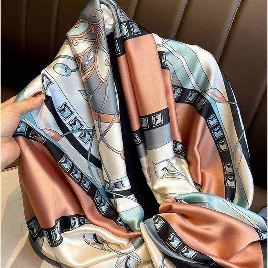 Luxery silky scarf